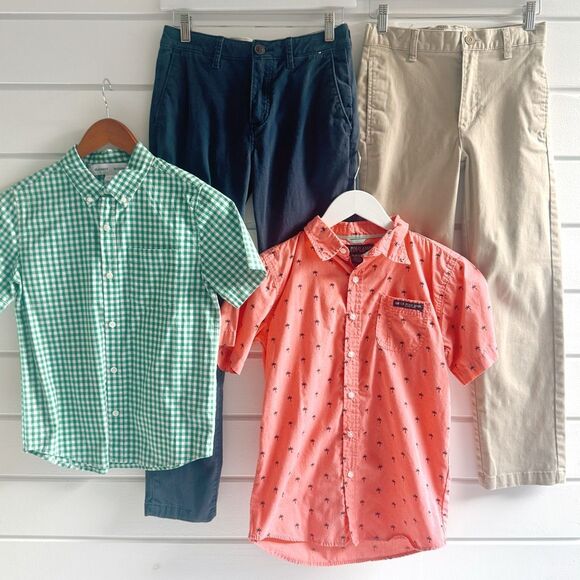 Abercrombie Kids Old Navy Cat & Jack US Polo Assn Boys Chinos/Dress Shirts NWOT - Picture 1 of 16